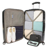 World Traveler VentureX Medium Checked Luggage, Hardshell Suitcase With Spinner Wheels - Chariot Stallion