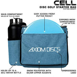 Axiom Discs Cell Disc Golf Starter Bag (Heather Teal)