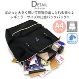 Anello ATB0193R CROSS BOTTLE REPREVE Rucksack (R) Water Repellent Large Capacity PC Storage, navy, F