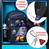 BIOWORLD Unisex Five Nights At Freddy's Security Breach Fazcade 5-Piece Backpack Set (Little Kid/Big Kid), Blue, One size