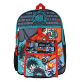 Bioworld My Hero Academia Backpack Deku Shoto Bakugo Kawaii Chibi 5 Piece Set School Bag