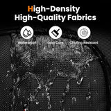 Verlenpaple CROSSGEAR Travel Laptop Backpack for Men, Large Anti-theft Commuter Laptop Backpack, Fit 15.6 Inch Computer, Charging Port, Water Resistant, Business Work Casual Daypack for Women, Black