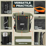 OSAH DRYPAK Waterproof Backpack Dry Bag 35L/55L/85L – Heavy Duty Roll-Top Hiking Backpack for Travel, Kayaking, Boating, Camping, Rafting and Fishing