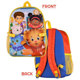INTIMO Daniel Tiger's Neighborhood Backpack 16" Time For Class 5 Piece Set With Detachable Lunch Tote