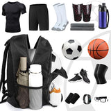YOREPEK Soccer Backpack, Soccer Bag with Ball Holder and Shoe Compartment