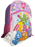 Fast Forward Care Bears 16" Backpack Bottom Half Moon with 1 Front Pocket