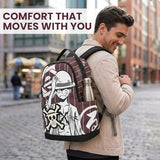 Bioworld One Piece Luffy Character Art 18.5” Adult Brown Backpack