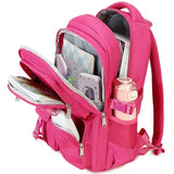 abshoo Large Heavy Duty Girls Backpack For School College Bookbag Casual Multi Pocket Travel Backpacks for Women (Hot Pink)