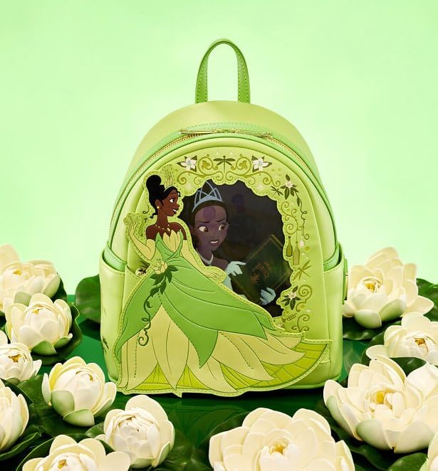 Loungefly Disney Princess and the Frog Tiana Lenticular Mini Backpack Standard