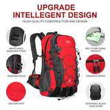 INOXTO lightweight Hiking Backpack 35L/40L Hiking Daypack with Waterproof Rain Cover for Travel Camping Outdoor Men and Women