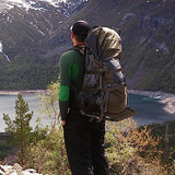 TIMBER RIDGE Aluminum External Frame Hiking Backpacks with Adjustable Height, Lightweight & Foldable for Camping, Hiking, Travel, Outdoor