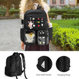 Prokva Ita Bag Pin Display Backpack with Insert, Aesthetic Laptop Backpack