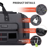 WITZMAN Duffle Bag for Men 3 in 1 Convertible 45L Nylon Gym Travel Backpack