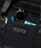 JanSport Smooth Ride Duffle Bag with Luggage Trolley Pass Through, Shoe Compartment, Black