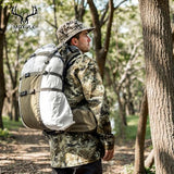 MOXULE Hunting Backpack Frame - Lightweight Aluminum Pack Frame for Backpacking, Hiking, Meat-Hauling, Large Load Hunting Green