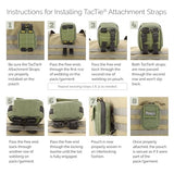 Maxpedition 5-Inch TacTie - Pack Of 4 (Black)