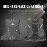 IX INOXTO Running Hydration Vest for Men & Women - 3L Water Backpack for Trail Running, Marathon, Race & Hiking (Grey)