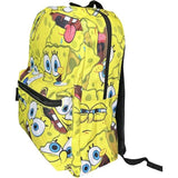 Fast Forward SpongeBob Square Pants All Over Print 16" Backpack