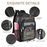 Busiuw Heavy Duty Mesh Backpacks for Adults, Large Capacity Mesh Bookbag