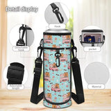 Forchrinse Capybara Backpack for Girls 8-10 10-12 Cute Axolotl School Backpack with Lunch Box Pencil Case Water Bottle Sleeve 4 in 1 Set Kids Bookbag for Elementary Japanese-Style School Bag