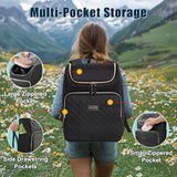 Stillithou Backpack Coolers Insulated Leak Proof for Women Men, 35 Cans Large Capacity Waterproof Cooler Backpack, Soft Portable Cooler Bag for Beach Travel Camping Picnic Work, Black