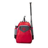 Louisville Slugger Genuine V2 Stick Pack Baseball Backpack - Scarlet