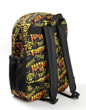 Fortnite Unisex Kids Black and Yellow Logo Backpack | Zip-Up School Bag for Books & Supplies | Graphic Print Design