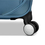 Samsonite Carry-On Soft-Sided Expandable 21-Inch Element Suitcase: Airline Approved for Most Major Airlines, Durable, 360° Spinner Wheels, Adjustable Handle, 2 Front & Side Pocket- CAPTAINS BLUE
