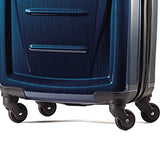Samsonite Winfield 2 Fashion 2 Piece Bundle Spinner 24 And 28 With Travel Pillow (Navy)