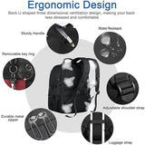 Z-MGKISS Extra Large Travel Backpack With 52L Capacity, Long-Term Durability TSA Backpack, Anti-Theft 17.3" Big Business Laptop Backpack for Men&Women, Water Resistant College Rucksack Bag, Black