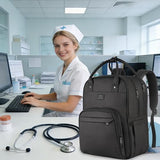 MATEIN Medical Backpack, 17 Inch Laptop Backpack with Removable Organizer