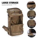 Mardingtop 75L Military Internal Frame Backpack for Men, Cordura Tactical Backpack with Recco for Snowboarding,Hiking,Camping