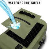 Rothco Waveguard Waterproof Backpack – Dry Storage Bag Hiking Boating Kayaking Canoeing Travel Beach Sack - Desert Sand