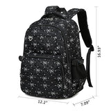 Sugaroom Bow Backpack for Girls, 2PCS Girls Backpack for School with Lunch Bag, Cute Kids Teens Bookbag for Kindergarten Elementary Preschool Middle School