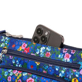 Baggallini Original Everyday 11x 7.5 Crossbody Bags for Women RFID Protected Washable Lightweight Nylon Zippered Travel Purse