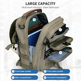 WITZMAN Canvas Sling Bag for Men Vintage Crossbody Bag Fit 9.7 Inch Ipad