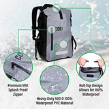 COR Surf Waterproof Dry Bag Backpack with Padded Laptop Sleeve 25L & 40L Heavy Duty, Roll-Top Pack (Camo, 25L)
