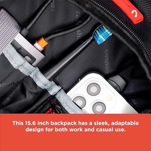 RadioShack All-Purpose 15.6" Laptop Backpack, Men's and Women's Backpack with Secure Laptop Compartment Provides Easy Organization and Transportation for Laptops up to 15.6", Tablets, and More