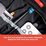 RadioShack All-Purpose 15.6" Laptop Backpack, Men's and Women's Backpack with Secure Laptop Compartment Provides Easy Organization and Transportation for Laptops up to 15.6", Tablets, and More