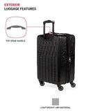SwissGear 8018 Expandable Luggage Set, 3-Piece Hardside Luggage Set with Spinner Wheels