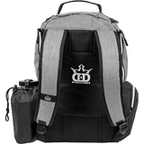 Dynamic Discs Trooper Disc Golf Bag - Beginner Frisbee Golf Backapack - Disc Bag for Men with 18+ Discs Capacity - Ideal Gifts and Accessories - Lightweight & Durable Backpacks (Heather Gray)