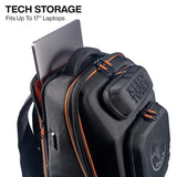 Klein Tools 62809MB MODBox Hard Shell Backpack with Protective Front Shell, 40 Pockets, Laptop Sleeve USB-C Port, MODBox Compatible, Heavy Duty