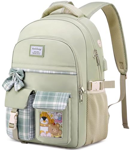 kadilong School Backpack for Girls,Kids Bookbag for Middle High School,Laptop Backpack Women Mochila para Niñas
