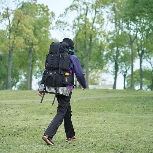 Amazon Basics Internal Frame Hiking Backpack, 75 Liters, Black