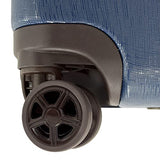 London Fog Brentwood II 25" EXPANDABLE HARDSIDE SPINNER Classic Blue