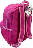 Ruz Group Kid's Licensed 16 Inch Backpack With Removable Lunch Box Set (Minnie Mouse Pink)