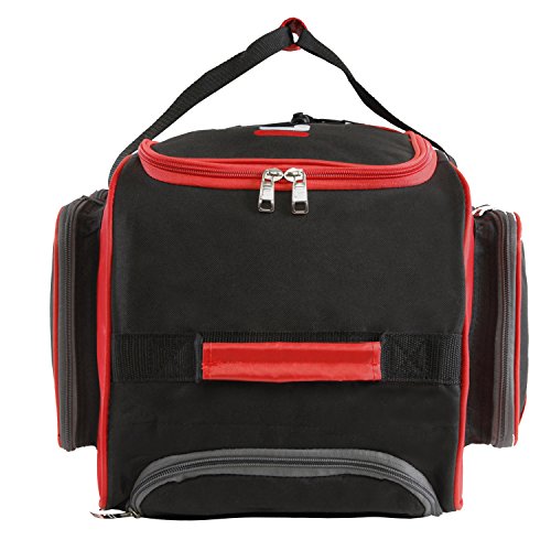 Fila 26" Lightweight Rolling Duffel Bag, Red