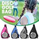 MOYAQI Disc Golf Bag with Retriever Holder and Storage Pockets, Disc Golf Backpack with 8-10 Disc Capacity, Padded Adjustable Strap and Back Panel, Lightweight and Durable (Light gray)