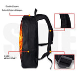 ANYFOCUS Backpack, Animal 3D Fox Pattern for Age 6-15 Years Old Kids Boys Girls