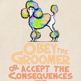 CafePress Obey The Groomer Tote Bag Reusable Natural Beige Canvas Shopping Bag